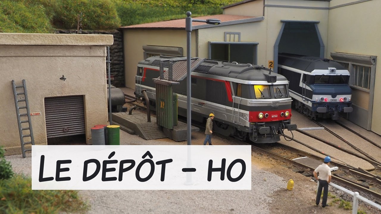 Réseau HO - le dépôt