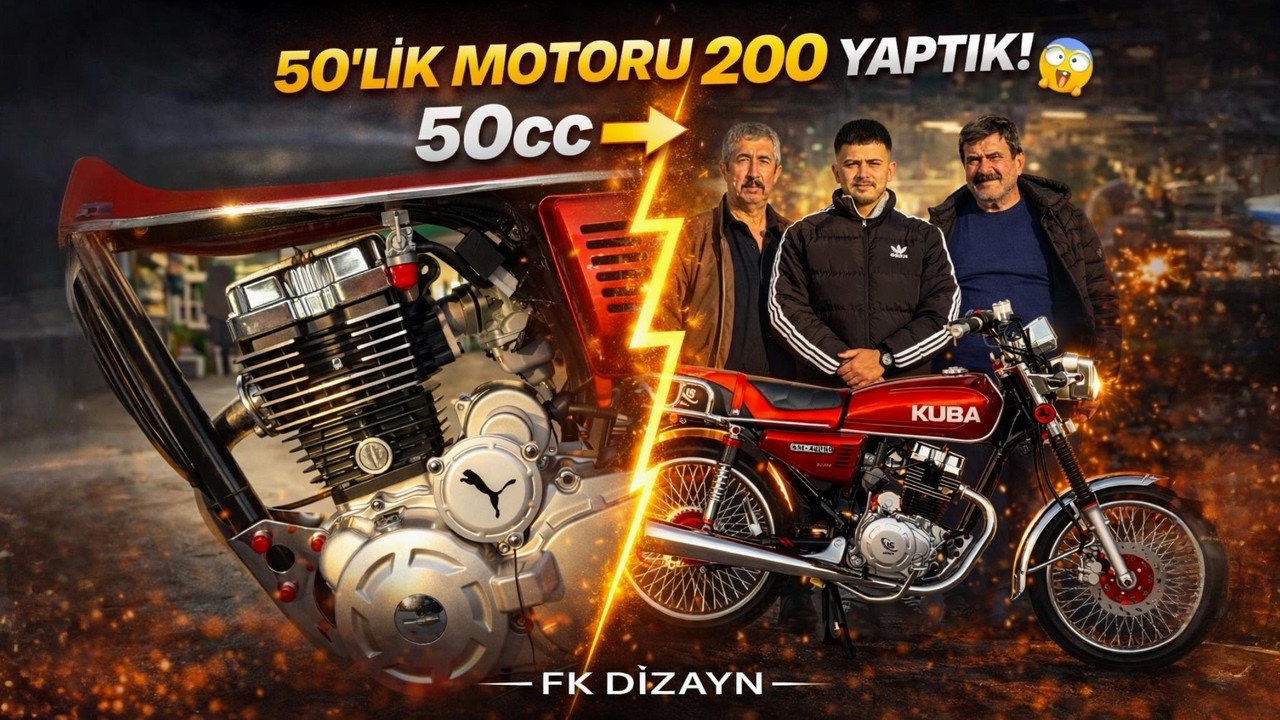 Yaşı Büyük Ama Zevki Büyük! Motoru Baştan Dizayn Ettik🔥