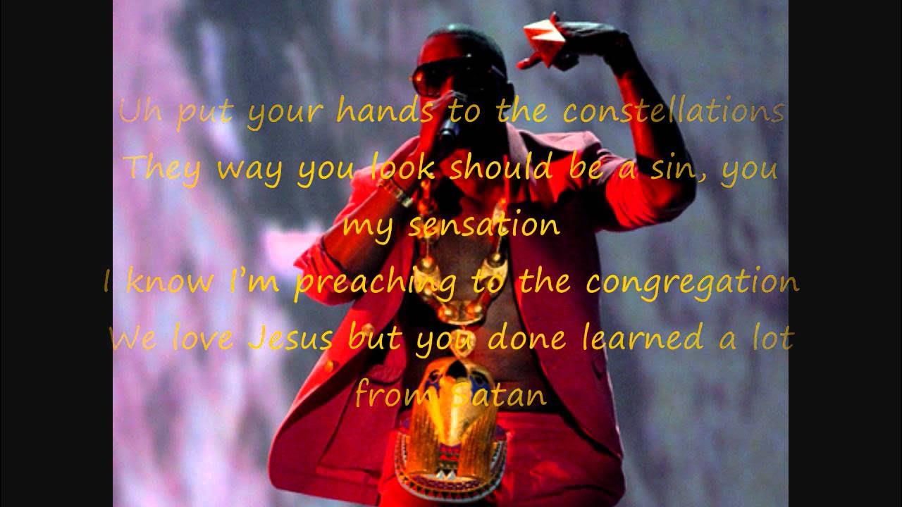 Kanye West Devil In A New Dress Lyrics on Screen HD YouTube