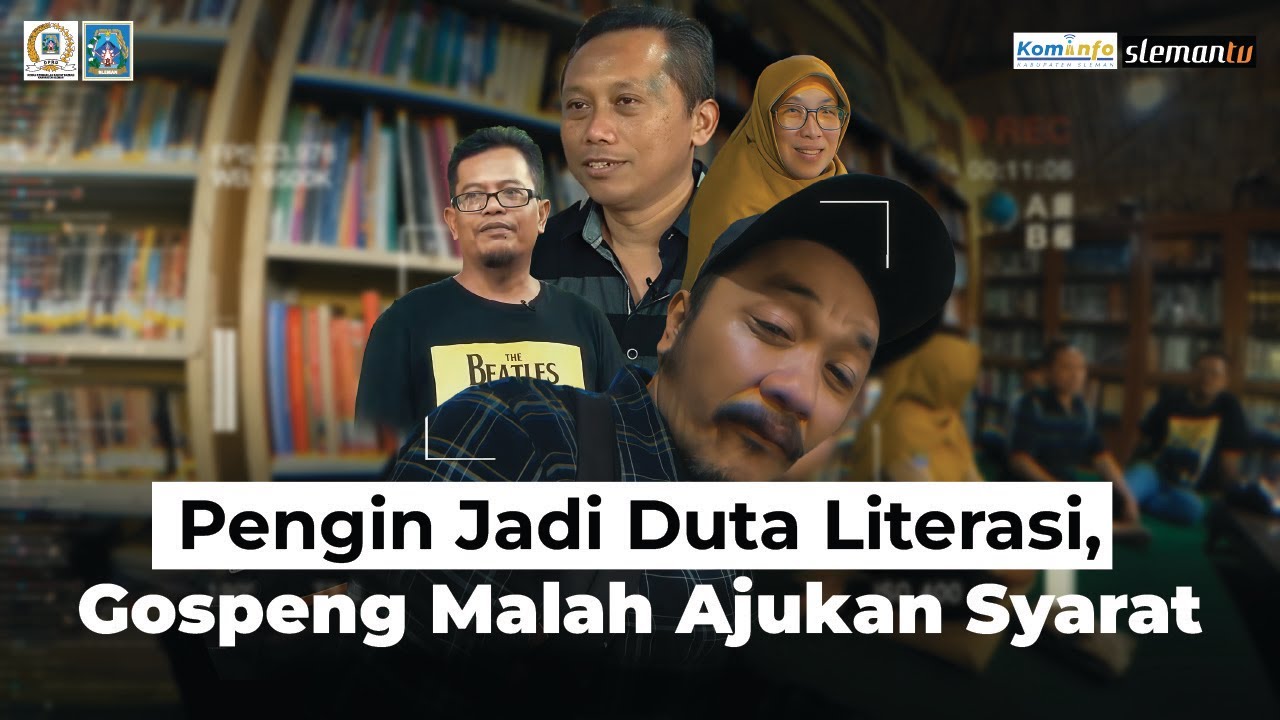 Pengin Jadi Duta Literasi, Guspeng Malah Ajukan Syarat
