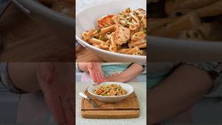 🍝 Paste cremoase cu somon si sos alb 🐟 gata in cateva minute!