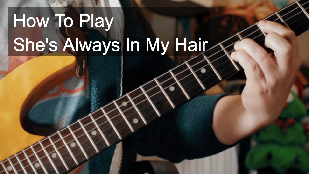«Она всегда в моих волосах» — урок игры на гитаре от Prince