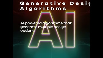 Generative design algorithms use AI