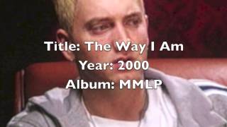 Evolution of Eminem 2.0 (1988 - 2014)