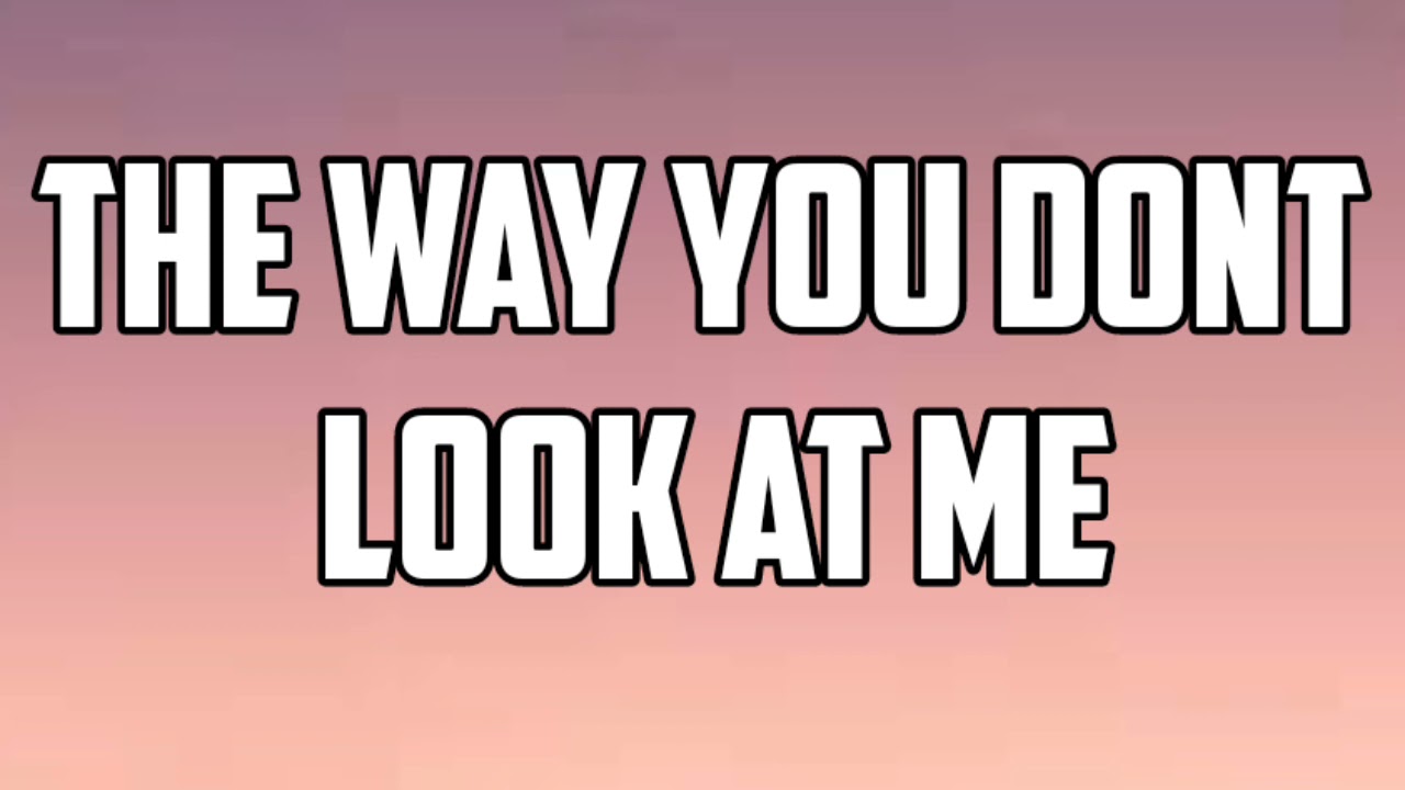 Watch DEMI LOVATO - THE WAY YOU DONT LOOK AT ME ( LYRICS) on YouTube