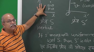 Lectures On Special Theory Of Relativity By Prof H C Verma ! Lec 2 ! Galilean Transformation