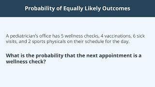Compute Probability With Equally Likely Outcomes - 6