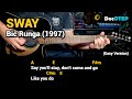 Sway - Bic Runga (Easy Guitar Chords Tutorial with Lyrics)
