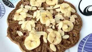 Eggless Banana Oatmeal Waffles | Kitchen Time with Neha