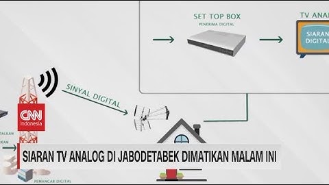 Siaran TV Analog di Jabodetabek Dimatikan Malam Ini