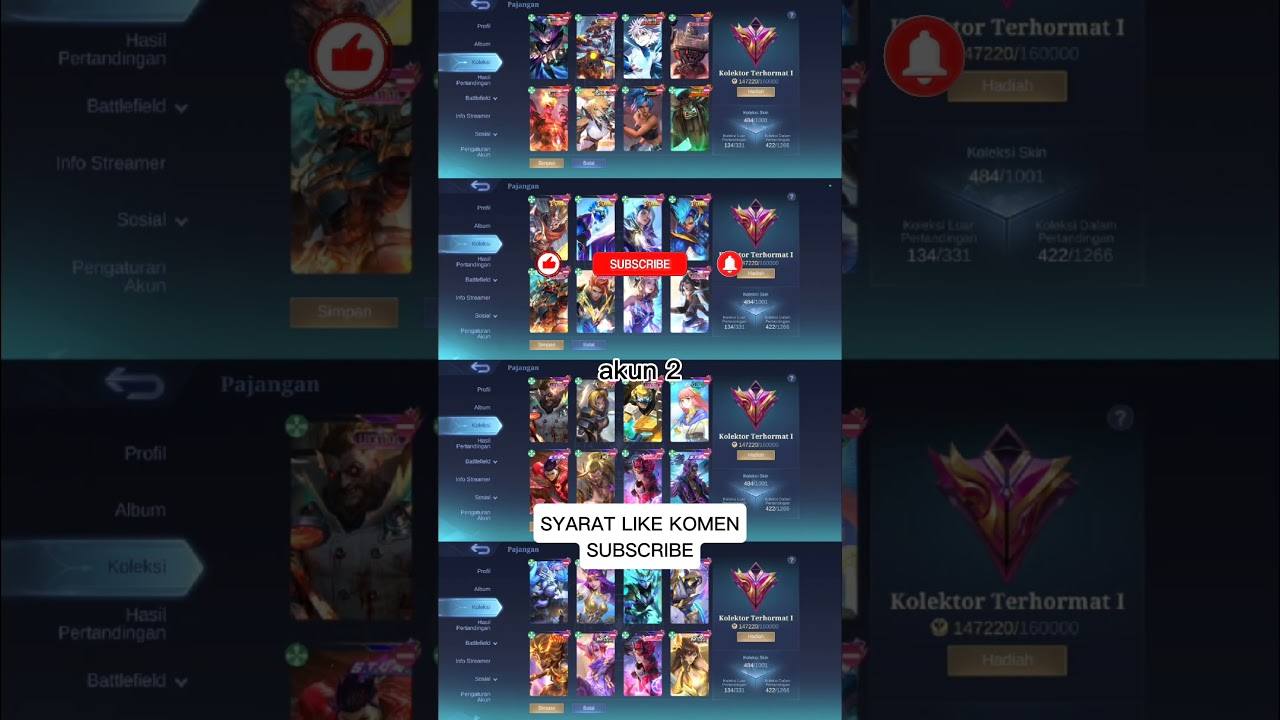 bagi bagi akun ml sultan gratis