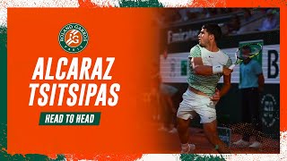 Carlos Alcaraz vs Stefanos Tsitsipas - Quarterfinals Head to Head I Roland-Garros 2023