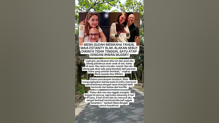 Maia Estianty Sebut Tidak Tinggal Satu Atap Dengan Irwan Musry...