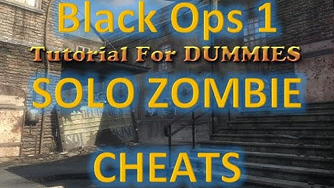 **STILL WORKS** Black Ops 1 Zombies Cheats Tutorial 2024