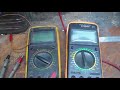 Сравнение мультиметра DT9208a и DT9205a. Comparison of the multimeter DT9208a and DT9205a.