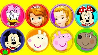 minnie mouse peppa pig and sofia the first play doh surprises