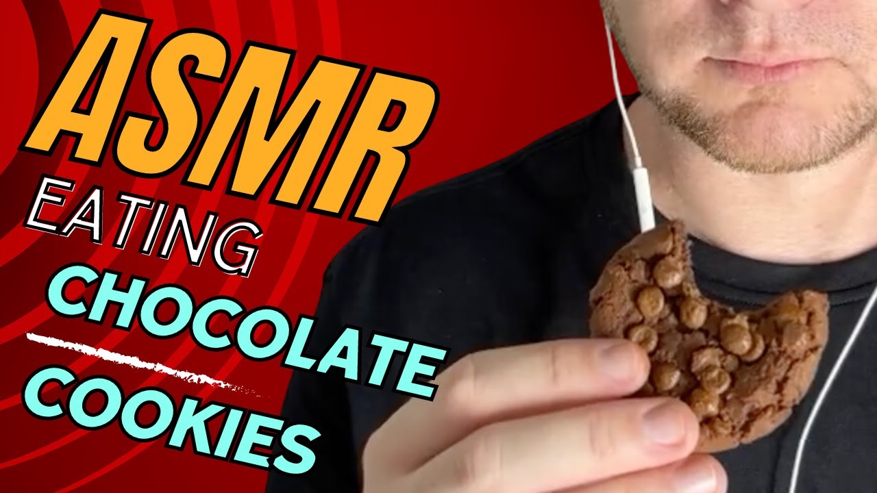 ASMR Eating Chocolate Cookies - No Talking - YouTube