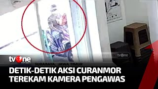 Aksi Pencurian Motor di Kafe Terekam CCTV, Satu Motor Berhasil Digasak | Sidik Jari tvOne