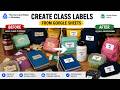 Create Class Labels in Google Sheets (FREE PDF Labels)