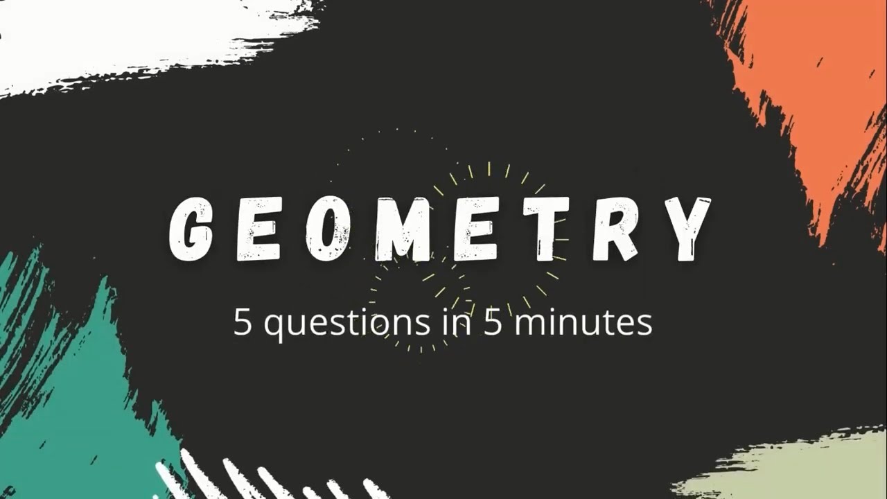 Geometry Problems Solve in 5 minutes YouTube