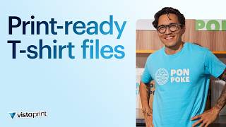 How to prep design files for VistaPrint's Custom T-shirts