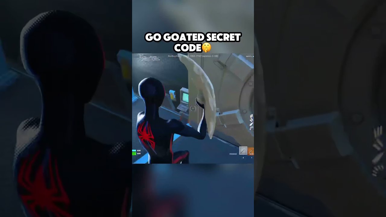 Secret Code In Go Goated Fortnite Fortniteclips Gaming