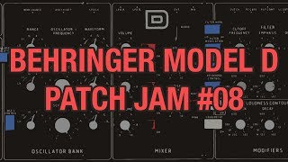 Behringer Model D Jam #08 - CV Over LFO Rate & High Pass Filter