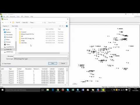 How to download data from GPS to PC