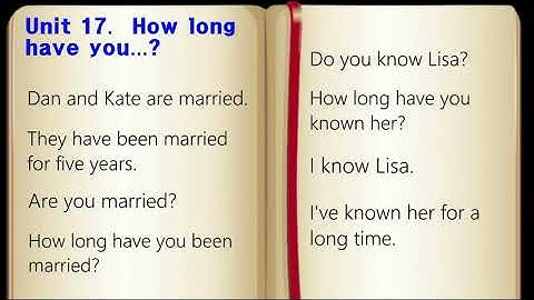 Basic Grammar in Use_Unit 17 (그래머 인 유즈_현재 완료)