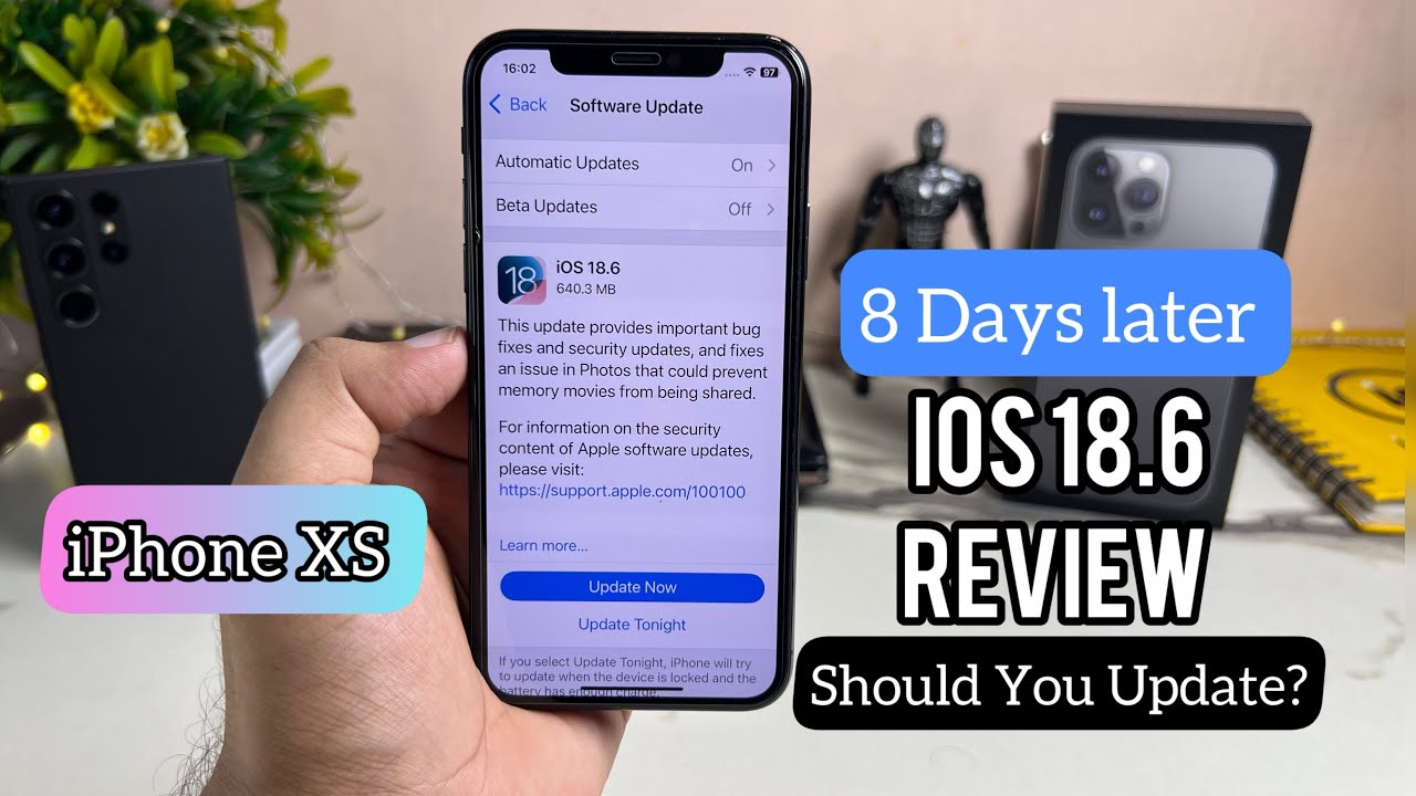 iOS 18.6 Review 8 Days Later on iPhone XS | Should You Update to iOS 18 ...