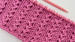 PERFECT THIS TWO THREAD KNITTING STITCH