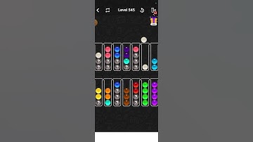 ball sort color water puzzle level 545