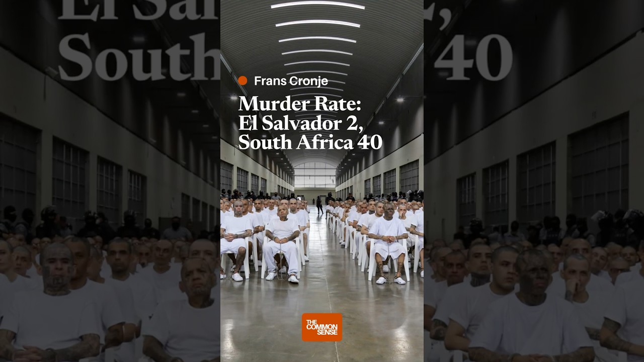 Murder Rate: El Salvador 2, South Africa 40