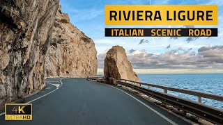 картинка: Лучшая живописная дорога в Италии | РИВЬЕРА ЛИГУРЕ | 4K HDR