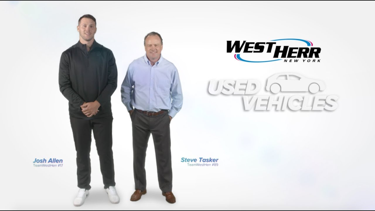 Josh Allen & Steve Tasker  West Herr Used Vehicles 
