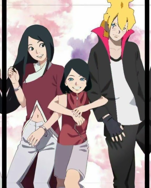 keluarga boruto dan sarada(dan ada Mitsuki)