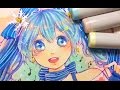 【コピックメイキング】初音ミク描いてみた【2017/3月9日ミクの日】