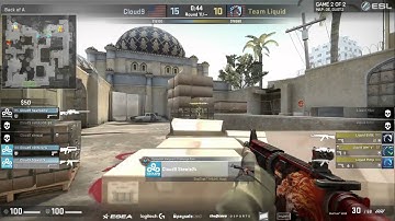 Liquid vs Cloud9 - n0thing 1v2 |ESL Pro League Season 4|