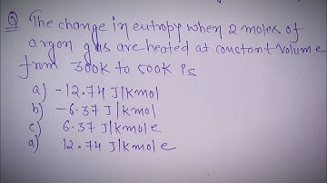 Requested question : Thermodynamics