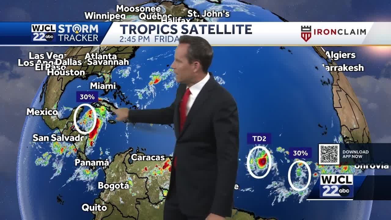 Tropics active to end June, plus an update on weekend rain chances ...