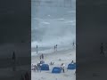 WATERSPOUT Making ripping through crowded beach FLORIDA #shorts #florida