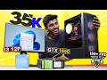 35000 rs intel 12th gen gaming pc build with gtx 1650 live gaming test i3 12th antec