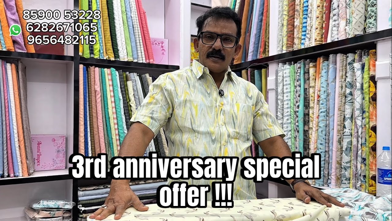 3rd year anniversary special offer by Quality Linen