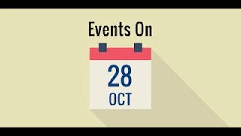 Events on 28 october #history #historyhouse #thehistoryhouse