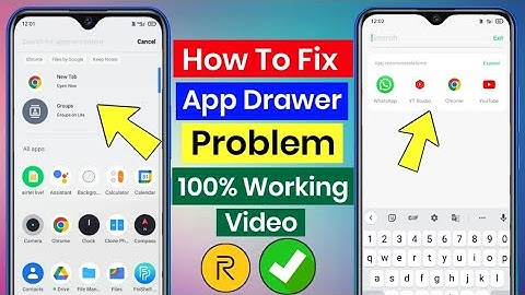 How To Solve App Drawer Search Problem - Realme Mobile | Realme App Drawer Problem Solved