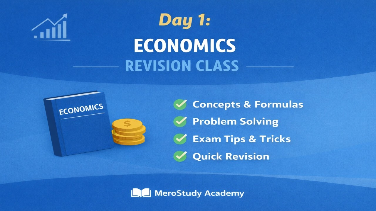 Day 1: Economics Revision Class