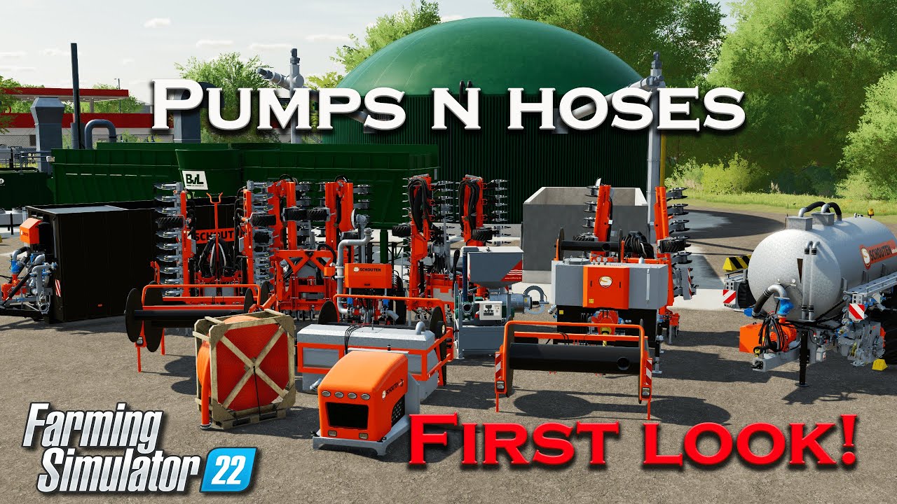 LS22 - Landwirtschafts Simulator 22 - Das PUMPS N' HOSES Pack für