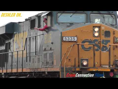 The Good Ole Matt S at The Controls! Of B410-14 Empty Coke Train W/CSX 5335 ES40DC Solo Deshler OH