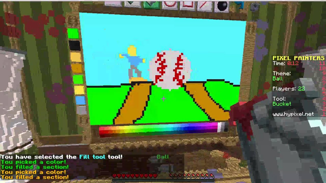 Minecraft Pixel Painters Youtube