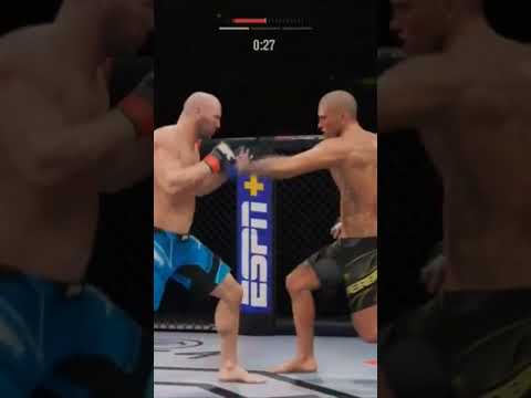 Dana White K.O.s Alex Pereira #gaming #playstation #ps5 #easportsufc4 #ufc #easports #shorts #ps4